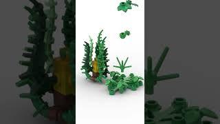 How to build some bushes in Lego #lego #build