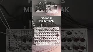 PULSAR-23 + MICROFREAK #dawless #semimodular #drummachine #scifisounds