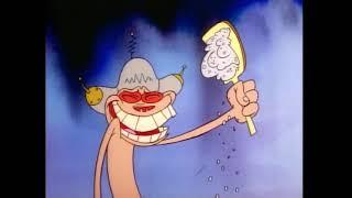 The Ren & Stimpy Show (1991) Ren Cleaning Stimpy's Cat Boxes Billy West Laughing! Stimpy's Invention