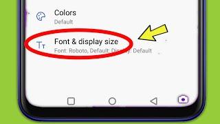 OnePlus Mobile || Font & Display Size Setting | Change Font in Nord Ce2