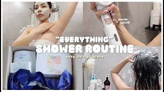 FULL SHOWER ROUTINE ‍️ body, hair, skincare  | Erna Limdaugh