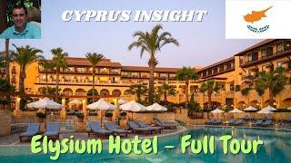 Elysium Hotel, Paphos Cyprus: Full Tour, Including Room.