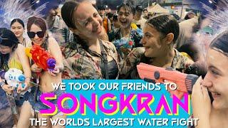 We took FRIENDS to SONGKRAN - VLOGUMENTARY - Bangkok Thailand Khaosan Khao San Road 2024