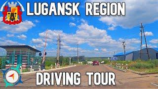 LUHANSK, DONBASS - Driving in Lugansk Region - Highway from Lutugino to Lugansk