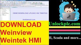 Download Upload HMI Weinview Weintek TK6070iQ dùng USB
