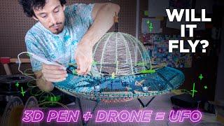 Making a UFO // Mynt3D Professional 3D Pen + DJI Mavic Pro