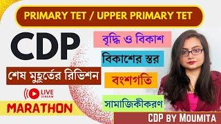 CDP Marathon for Primary TET | Education | CDP in bengali | D.El.Ed | B.Ed