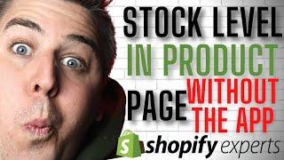 [2022 Free] Show The Number Of Products Left In Stock In The Product Page - Easy Shopify Tutorial