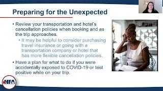 Policy & Outreach: Travel Tips During the COVID-19 Pandemic