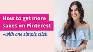 How to get more saves on Pinterest