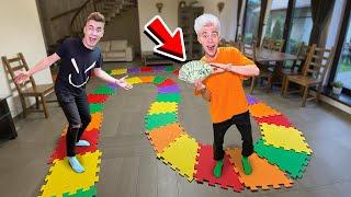 THE BIGGEST FLOOR GAME IN THE WORLD ! THE WINNER GETS $10,000 !
