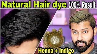 Natural Hair Color Easy Method | Henna & Indigo Mix together | Tamil | English subtitles | Shadhik