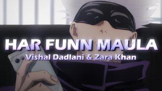 Har Funn Maula (Lyrics) - Gojo (Jujutsu Kaisen) [Edit/AMV]