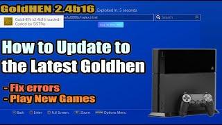 Update your Goldhen to the Latest | What's new | How to Update