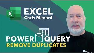 How to Remove Duplicate Rows with Power Query in Excel