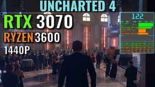 Uncharted 4: A Thief's End - RTX 3070 - Ryzen 5 3600 - Benchmark - 1440p