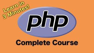 PHP Programming in 3 Minutes – Full Course for Beginners