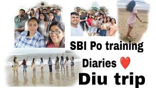 SBI training diaries ️| Diu trip special #banking #sbi