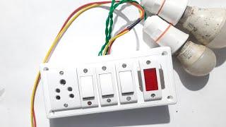 How to give connection of electric board