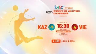 [ LIVE ]  KAZAKHSTAN VS VIETNAM : 22nd Asian Women's U20 Volleyball Championship