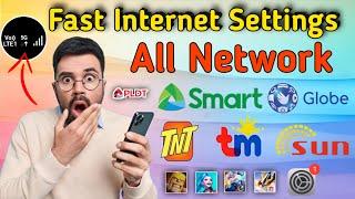 2024 Fastest Internet Tricks | APN Setting Smart & Suncellular Tricks