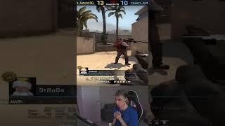 Strogo 200 iq clutch 1 vs 2 Mirage FACEIT FPL CS GO #Shorts