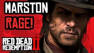 Red Dead Redemption 2 - MARSTON FUNNY RAGE FAILS FUNTAGE!
