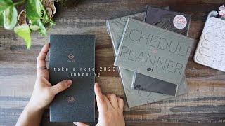 Unboxing my 2023 planner & journal - Take A Note