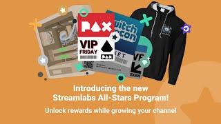 Earn FREE Games, PC’s, or Tickets to TWITCHCON with Streamlabs new All-Stars Rewards Program