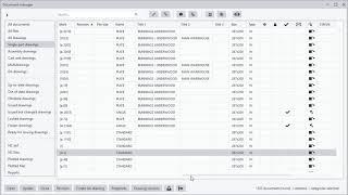 Freezing Columns in Tekla Document Manager