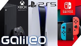Playstation 5, Xbox Series X oder Nintendo Switch? Wer gewinnt das Konsolenbattle? | Galileo