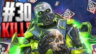 INSANE Caustic 30 KILLS and 7,400 Damage Apex Legends Gameplay