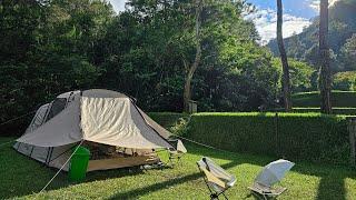 CAMPING KELUARGA DI HIGHLAND CAMP CURUG PANJANG BOGOR || Camping bawa balita dan anak kecil  