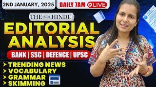 Editorial Analysis | 2nd January, 2025 | Vocab, Grammar, Reading, Skimming | Nimisha Bansal