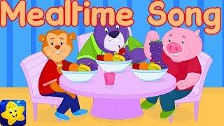 Mealtime Song For Kids | Time To Eat | English Nursery Rhymes For Toddlers | KidloLand Song For Kids