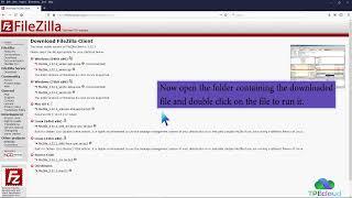 TPEcloud Tutorial: How to Install the FTP Client Filezilla on Windows