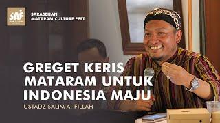 GREGET KERIS MATARAM UNTUK INDONESIA MAJU | Sarasehan Mataram Culture Fest