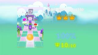 Rolling Sky - Rainbow Castle (Bonus 57/Level 125) - 10 Gems - 3 Crowns