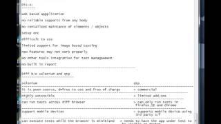 10 Difference between Selenium and QTP