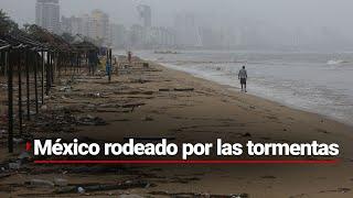 TORMENTAS EN LAS COSTAS MEXICANAS | Tanto "John" como "Helene" están provocando lluvias