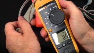 How To Measure Current On A Power Cord With The Fluke 375 AC/DC Clamp Meter
