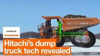 High tech solutions on Hitachi dump trucks revealed