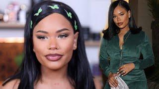 FULL GRWM FOR A BOOHOO HOLIDAY LAUNCH PARTY | Arnellarmon