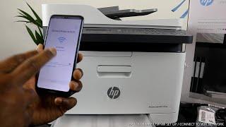 How to Set up/Connect HP Color Laserjet Printer To A WIFI Network
