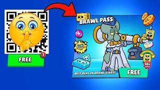 FREE BRAWL PASS QR CODE!  MEGA BOX & POWER MEAL OPEN  BRAWL STARS NEW UPDATE!