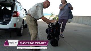 Pride® Mobility | Mastering Mobility | How to Fold and Unfold the Jazzy® Carbon