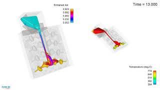 Tilt Pour Simulation | FLOW-3D CAST