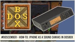 Full instructions: Use your iPhone as a Roland Sound Canvas in DOSBOX #DOSCEMBER