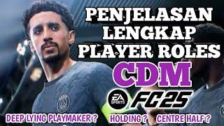 Penjelasan lengkap player roles CDM di career mode FC 25. Tutorial FC 25 | Ryu Go Gaming