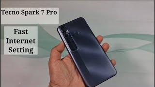 Tecno Spark 7 Pro sim Internet Setting